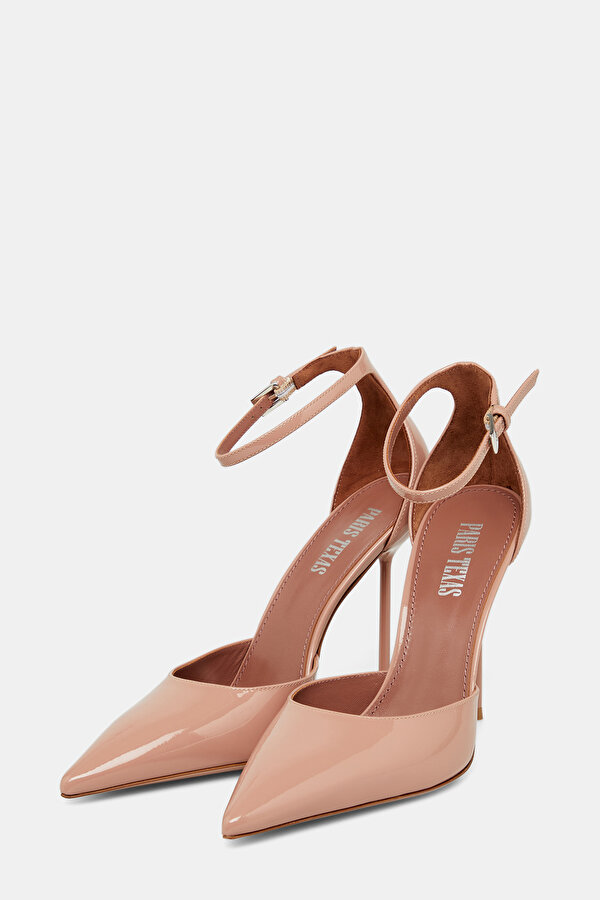 BEIGE PATENT LEATHER SHOES 2