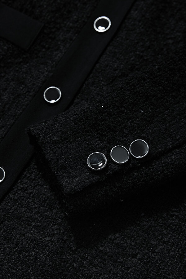 BLACK LONG SLEEVE BELOW THE KNEE DRESS 11