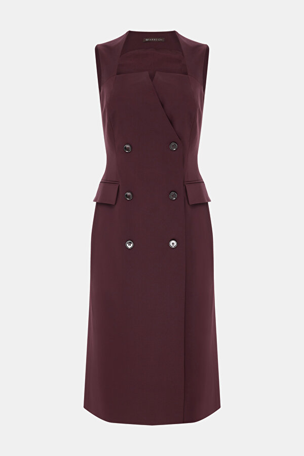 DAMSON SLEEVELESS SUSPENDER BELOW THE KNEE DRESS 6