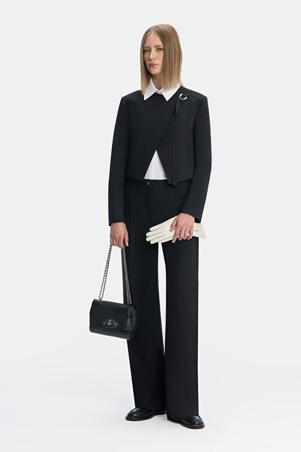 BLACK ASYMMETRIC JACKET 12