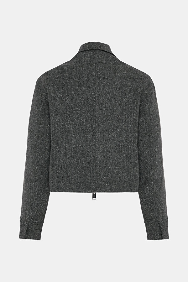 ANTHRACITE MELANGE JACKET 2