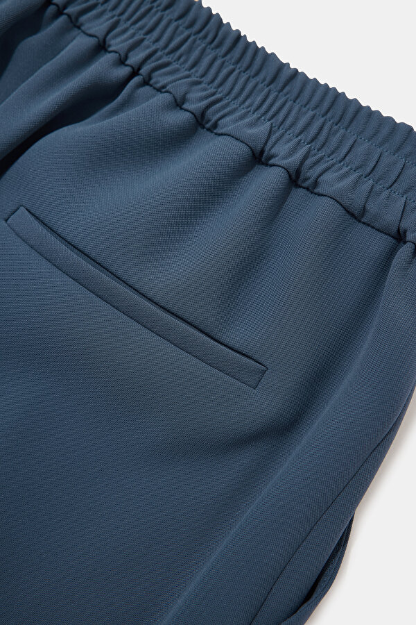 BLUE STRAIGHT CUT TROUSERS 7