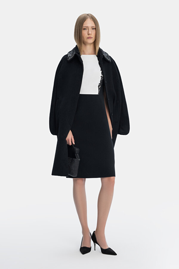 BLACK REEFER JACKET