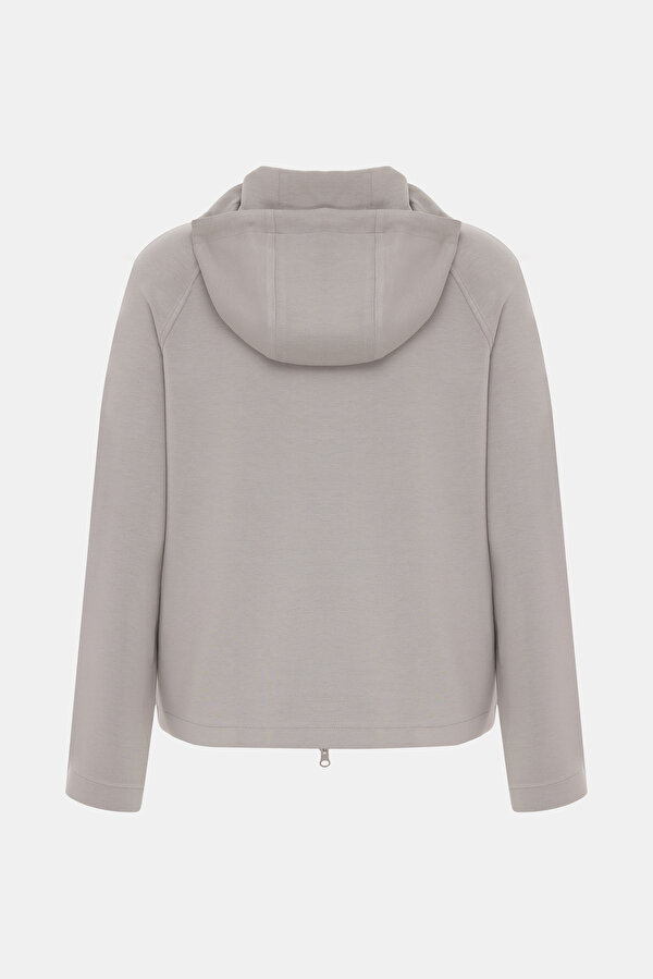 BEIGE HOODIE SWEATSHIRT 2