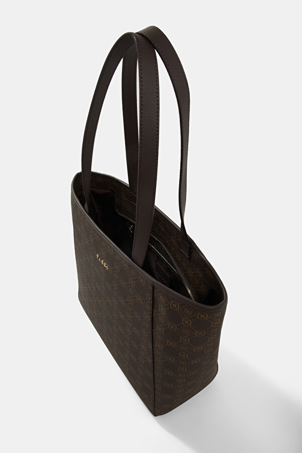 BEIGE MONOGRAM BAG 6