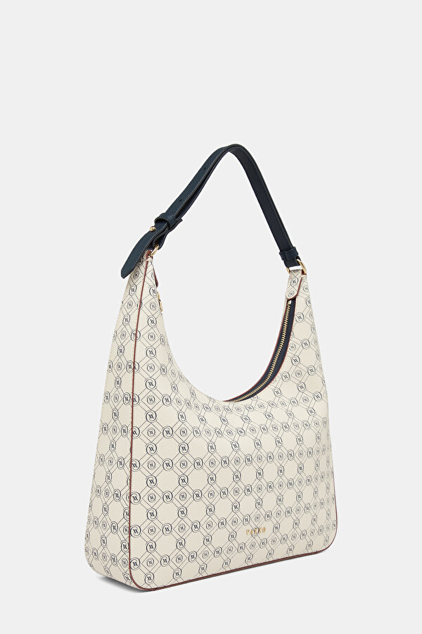 NAVY BLUE MONOGRAM BAG 2