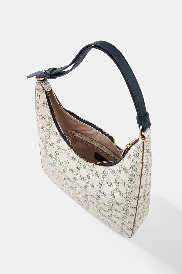 NAVY BLUE MONOGRAM BAG 6