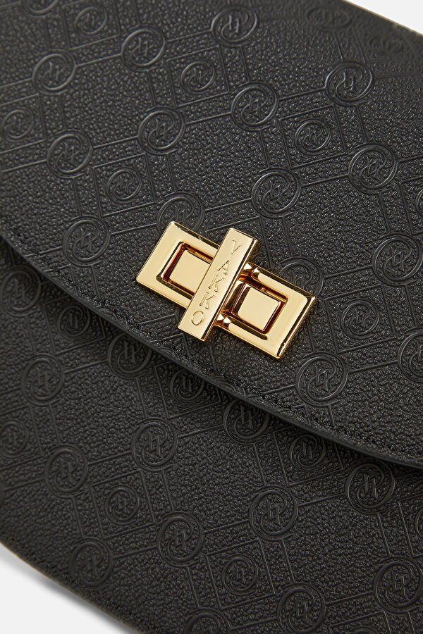 BLACK MONOGRAM BAG 6