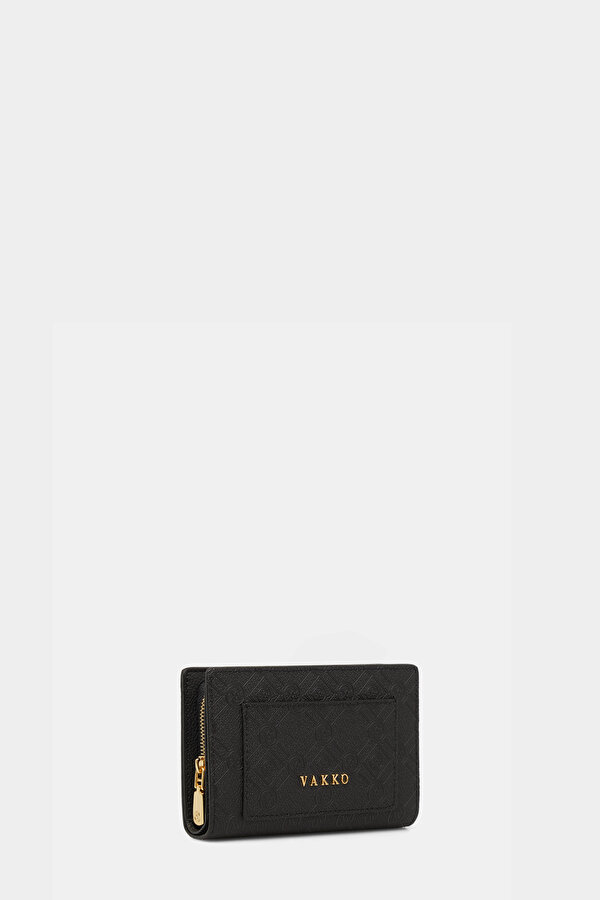 BLACK MONOGRAM WALLET 2