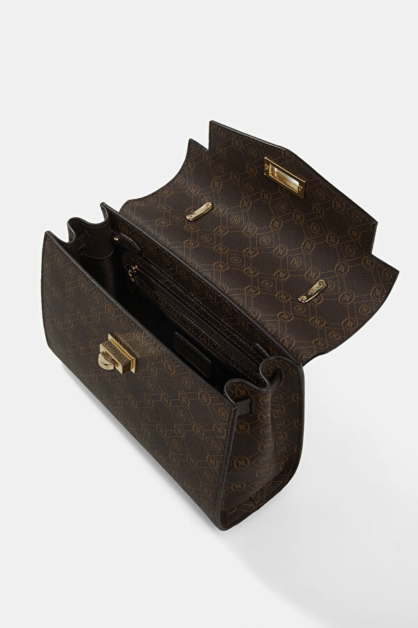 BEIGE MONOGRAM BAG 7