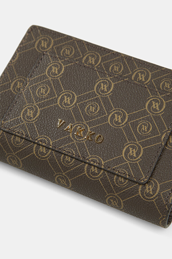 BEIGE MONOGRAM WALLET 6