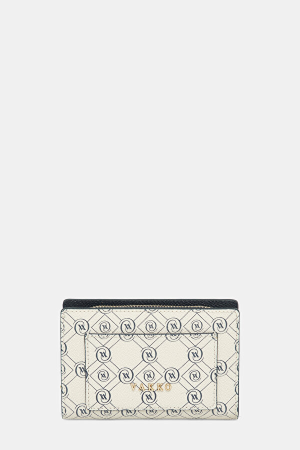 NAVY BLUE MONOGRAM WALLET