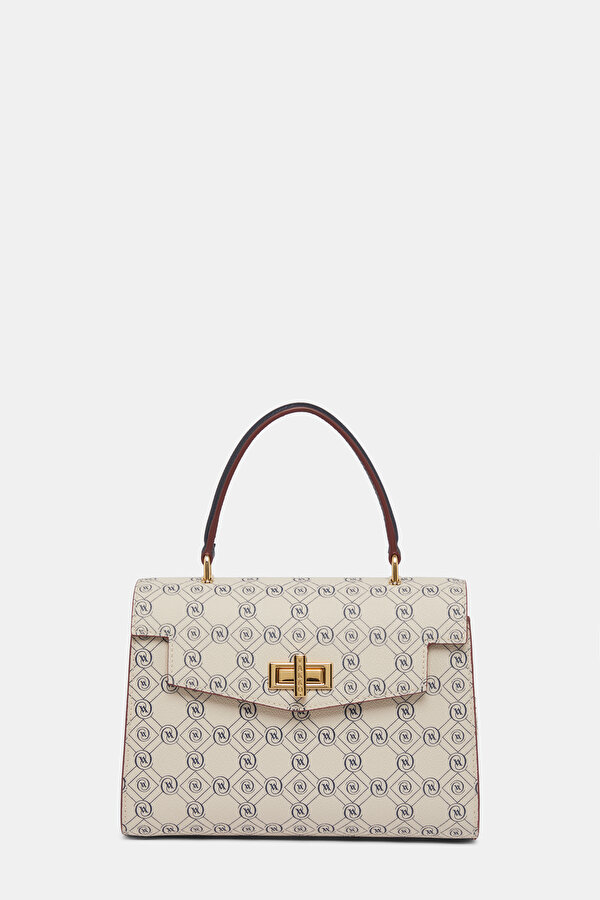 NAVY BLUE MONOGRAM BAG