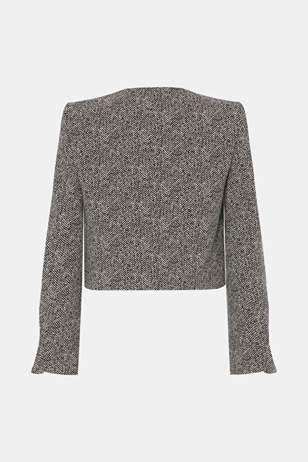 GRAY MELANGE JACKET 2