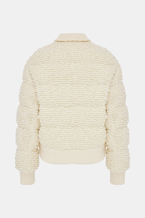 ECRU WOOL COAT 2