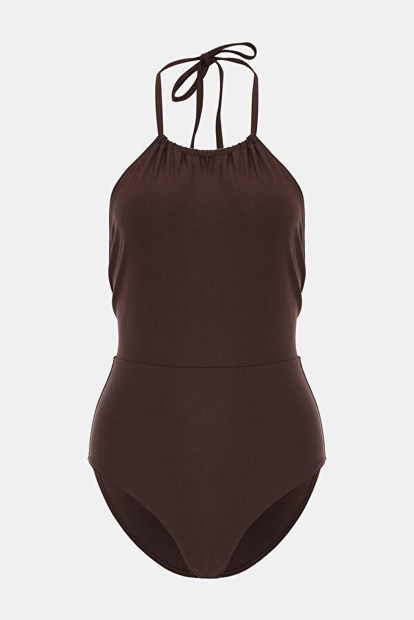 BROWN SWIMSUIT