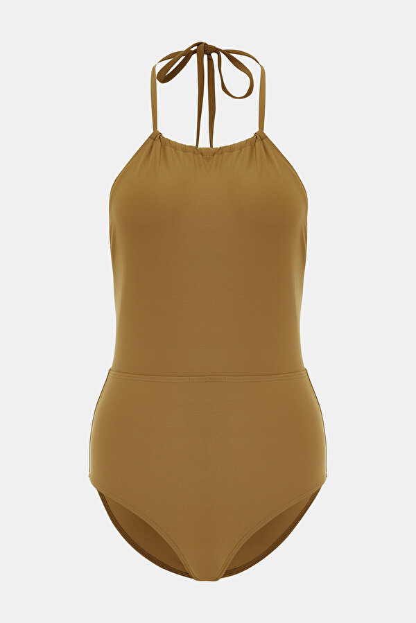 LIGHT BROWN SWIMSUIT