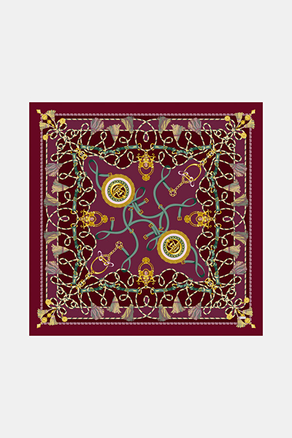 MAROON OBJECT DESIGN CASHMERE/SILK SHAWL