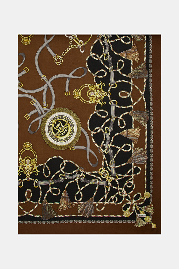BROWN OBJECT DESIGN CASHMERE/SILK SHAWL 2