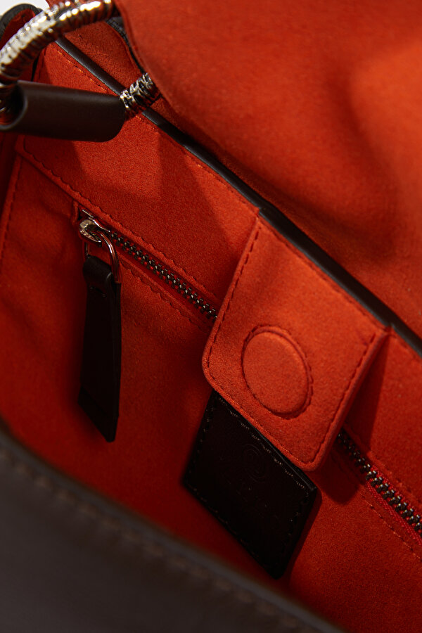 SILVER LEATHER BAG 6