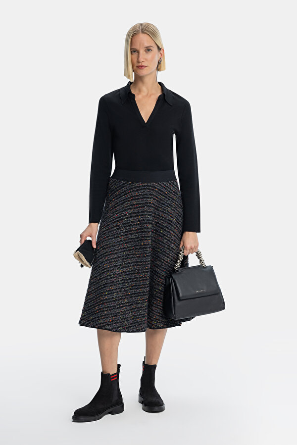 BLACK LONG SLEEVE DRESS