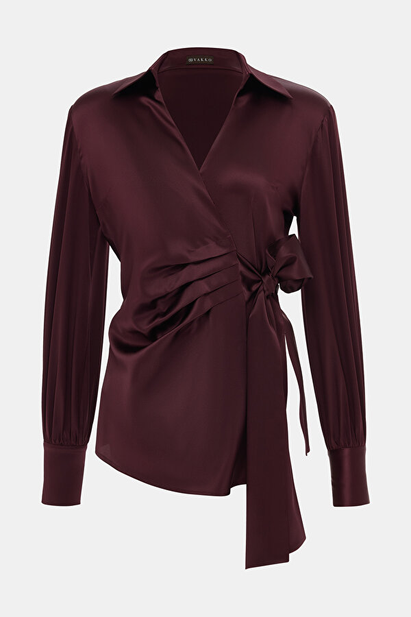 BORDO İPEK BLUZ 7