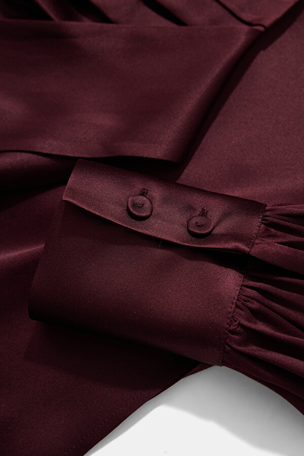 BORDO İPEK BLUZ 11