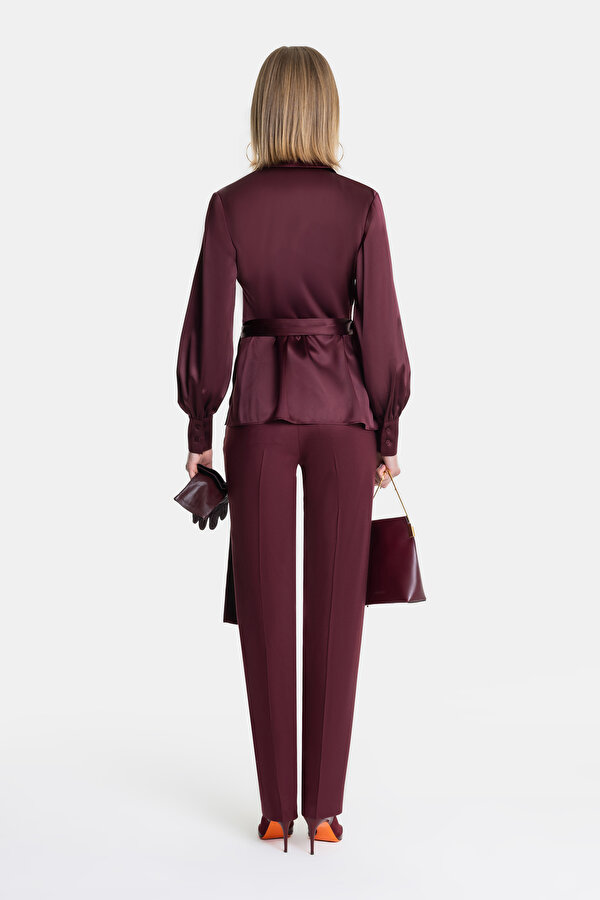 BORDO İPEK BLUZ 6