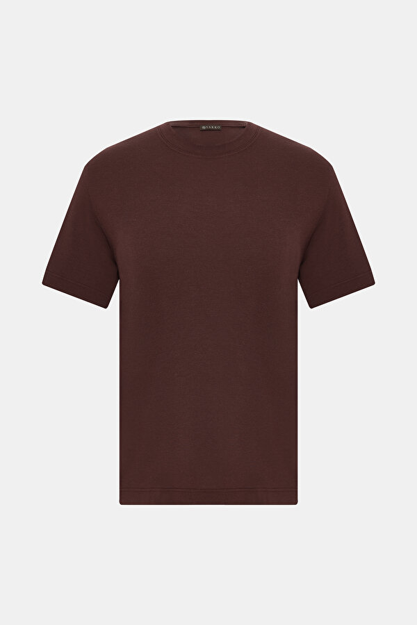 BRICK BASIC / ROUND NECKLINE SHORT SLEEVE TSHIRT
