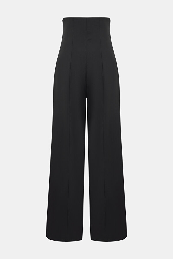 BLACK WOOL TROUSERS 2