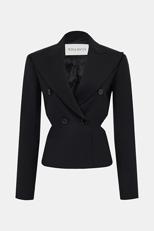 BLACK WOOL JACKET