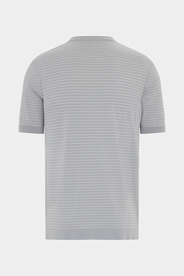 STONE COLOR BASIC / ROUND NECKLINE SHORT SLEEVE TSHIRT 2