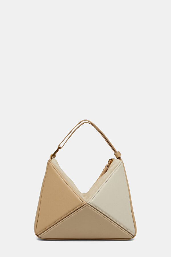 LIGHT CREAM LEATHER BAG