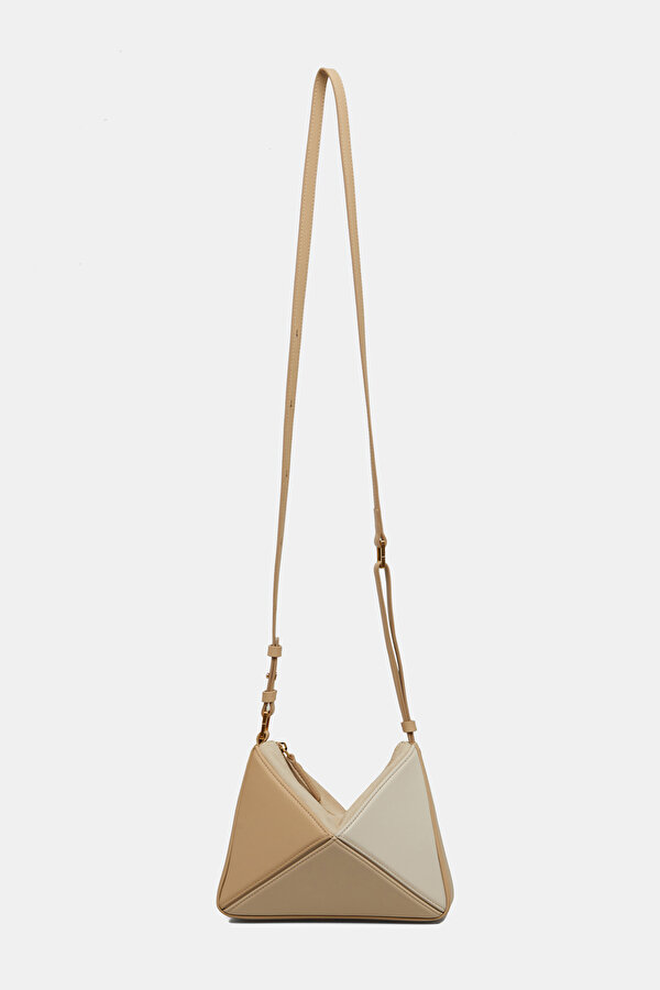 LIGHT CREAM LEATHER BAG 2