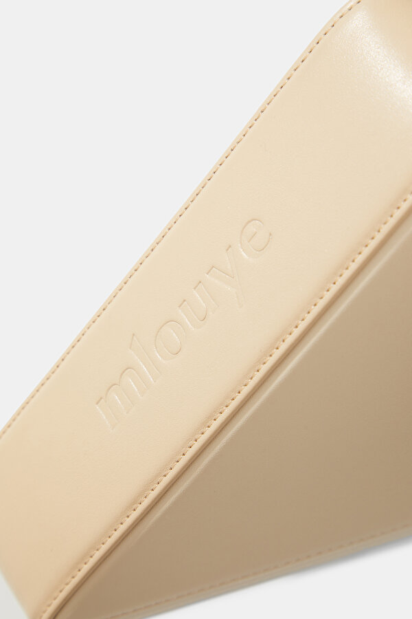 LIGHT CREAM LEATHER BAG 6
