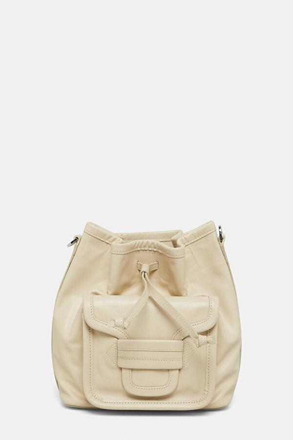 ECRU LEATHER BAG