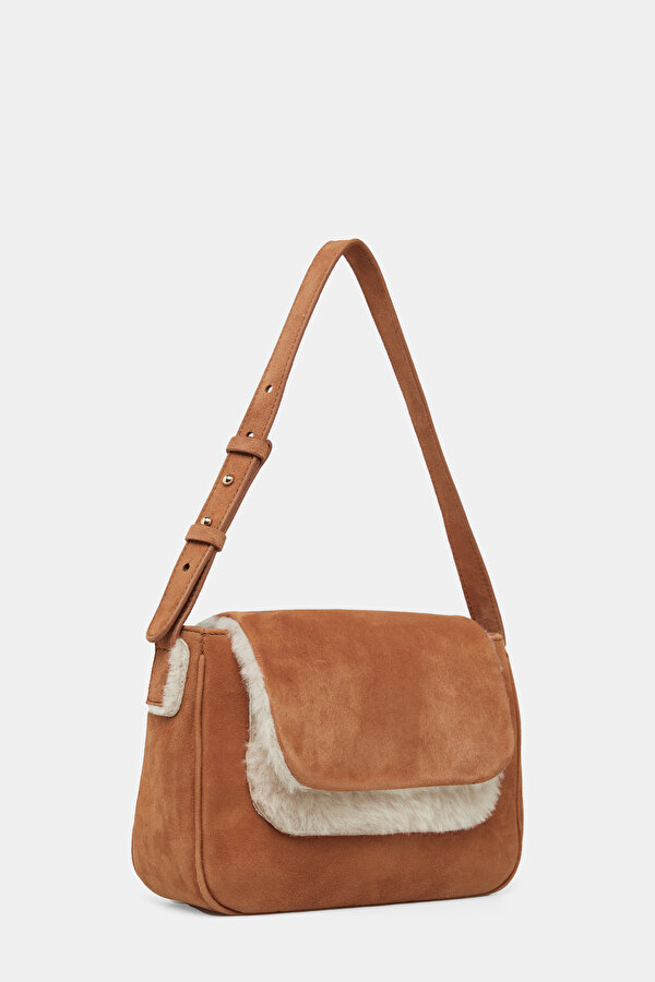 CAMEL LEATHER BAG 2