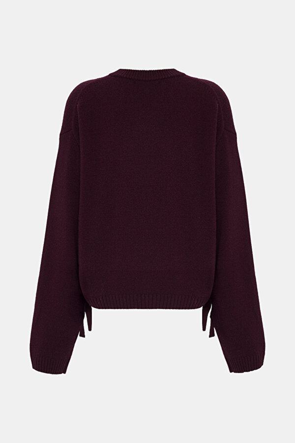 MAROON WOOL JERSEY 2