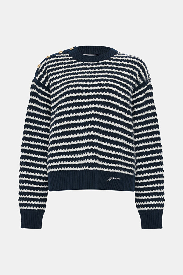 WHITE WOOL JERSEY