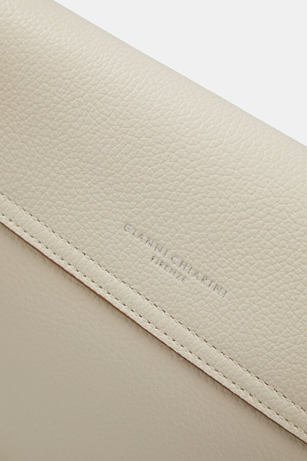 ECRU LEATHER BAG 6