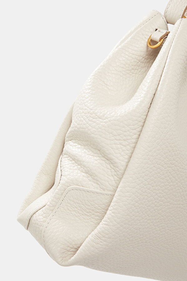 ECRU LEATHER BAG 7