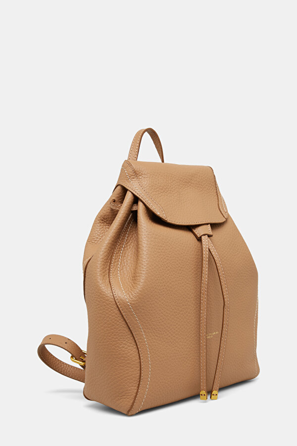 CAMEL LEATHER BAG 2