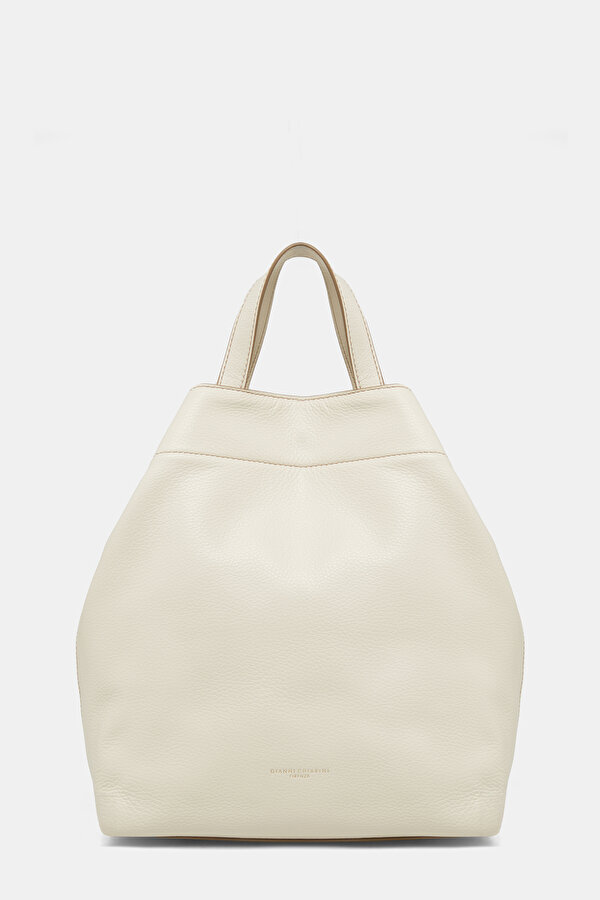 ECRU LEATHER BAG