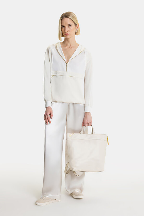 ECRU LEATHER BAG 2