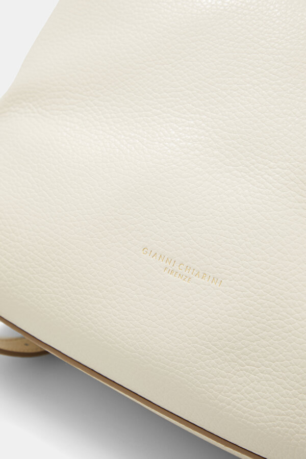 ECRU LEATHER BAG 6
