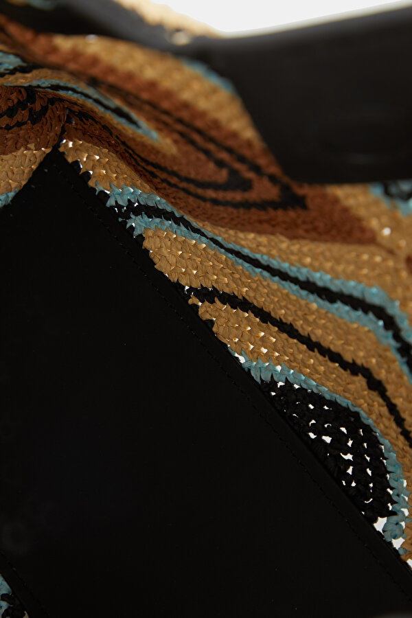 BLUE RAFFIA BAG 6