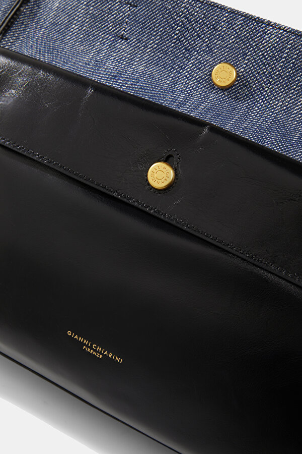 BLACK LEATHER BAG 6