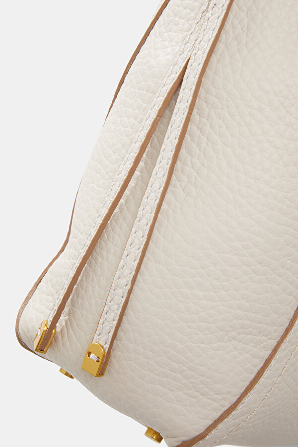 ECRU LEATHER BAG 7