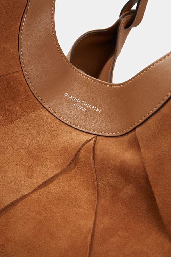 CARAMEL SUEDE BAG 6