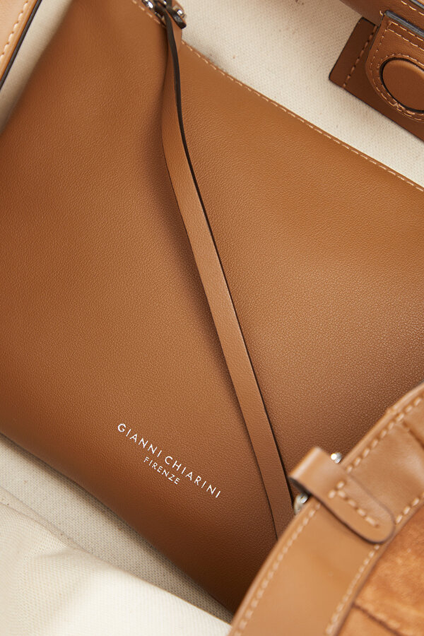 CARAMEL SUEDE BAG 7